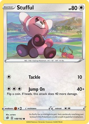 [PKM] Stufful (149/192) [Sword & Shield: Rebel Clash]