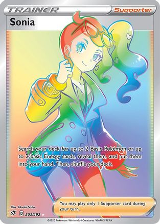 [PKM] Sonia (203/192) [Sword & Shield: Rebel Clash]