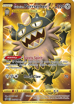 [PKM-R] Galarian Perrserker (205/192) [Sword & Shield: Rebel Clash]
