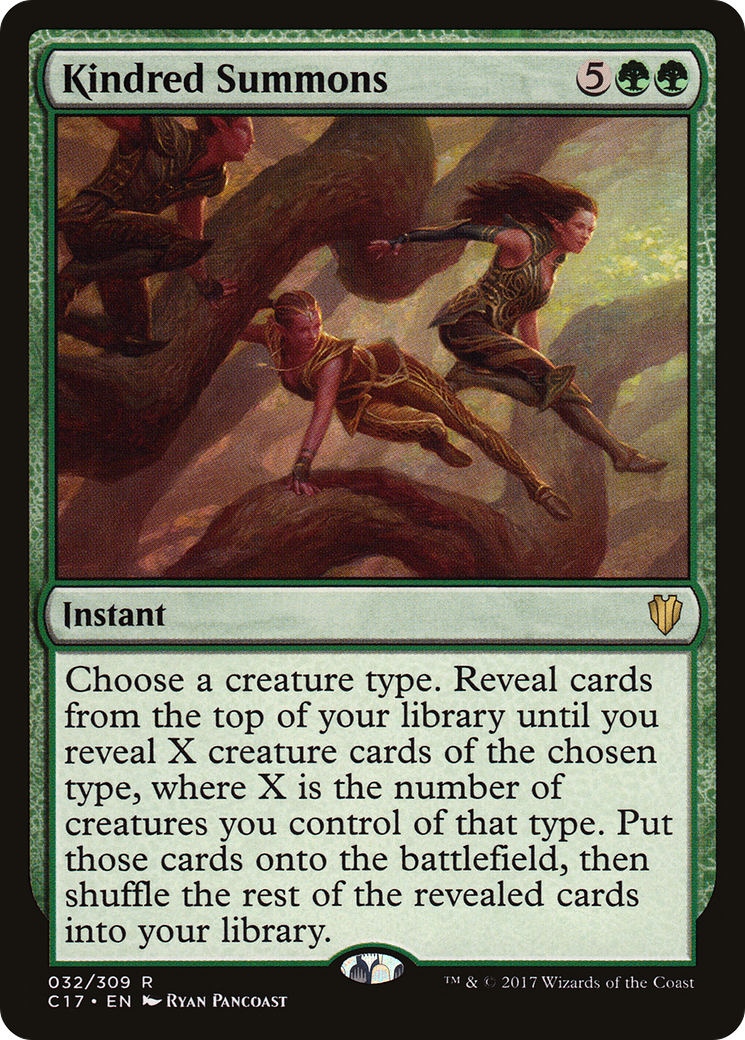 {R} Kindred Summons [Commander 2017][C17 032]
