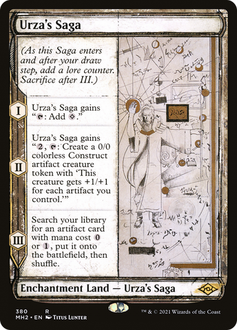{R} Urza's Saga (Sketch) [Modern Horizons 2][MH2 380]