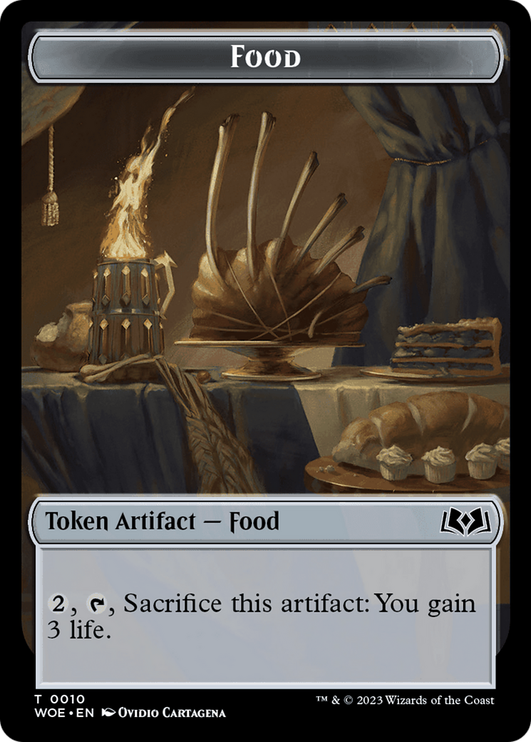 {T} Mouse // Food (0010) Double-Sided Token [Wilds of Eldraine Tokens][TWOE 4//10]