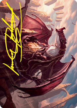 {A} Velomachus Lorehold Art Card (Gold-Stamped Signature) [Strixhaven: School of Mages Art Series][GS ASTX 061]