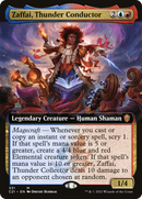 {R} Zaffai, Thunder Conductor (Extended Art) [Commander 2021][C21 331]