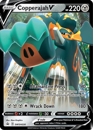 [PKM-R] Copperajah V (SWSH030) [Sword & Shield: Black Star Promos]
