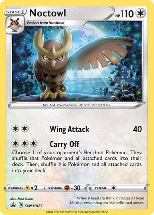[PKM] Noctowl (SWSH027) [Sword & Shield: Black Star Promos]