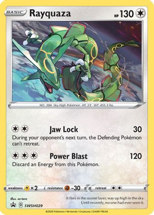 [PKM] Rayquaza (SWSH029) [Sword & Shield: Black Star Promos]