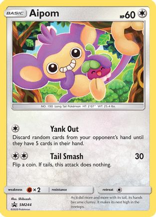 [PKM-R] Aipom (SM244) [Sun & Moon: Black Star Promos]