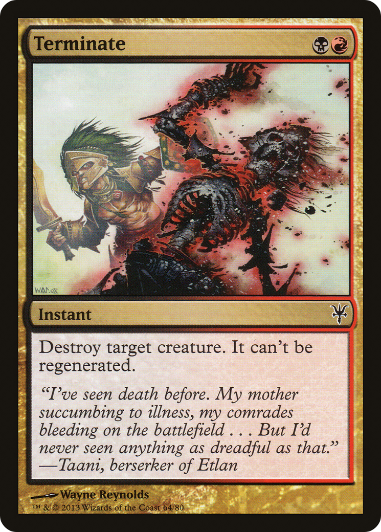 {C} Terminate [Duel Decks: Sorin vs. Tibalt][DDK 064] - Misty Mountain Games