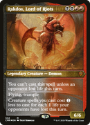 {R} Rakdos, Lord of Riots (Etched) [Commander Legends][CMR 532]