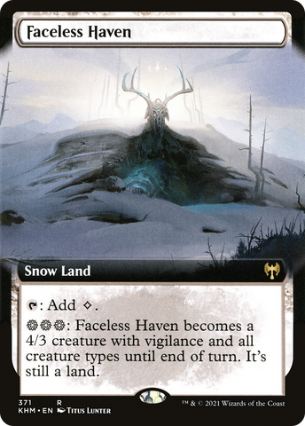 {R} Faceless Haven (Extended Art) [Kaldheim][KHM 371]