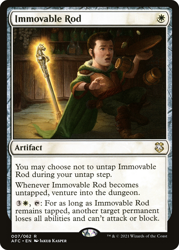 {R} Immovable Rod [Dungeons & Dragons: Adventures in the Forgotten Realms Commander][AFC 007]