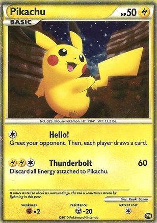 [PKM] Pikachu (PW1) (English) [Pikachu World Collection Promos]