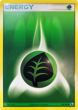 [PKM BE] Grass Energy (104/109) (Theme Deck Exclusive) [EX: Hidden Legends]