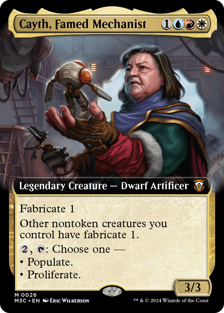 {R} Cayth, Famed Mechanist (Extended Art) [Modern Horizons 3 Commander][M3C 026]