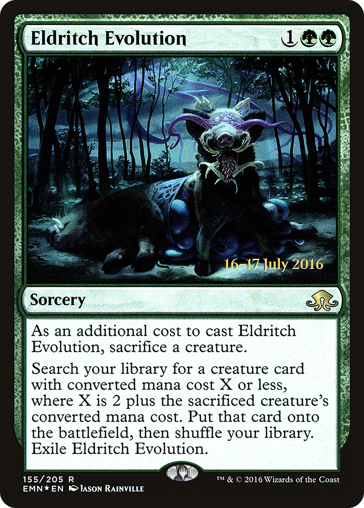 {R} Eldritch Evolution [Eldritch Moon Prerelease Promos][PR EMN 155] - Misty Mountain Games
