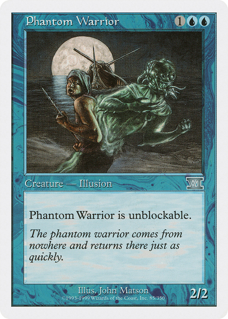 {C} Phantom Warrior [Classic Sixth Edition][6ED 085] - Misty Mountain Games