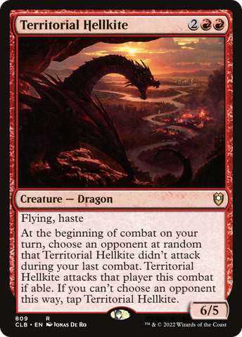 {R} Territorial Hellkite [Commander Legends: Battle for Baldur's Gate][CLB 809]