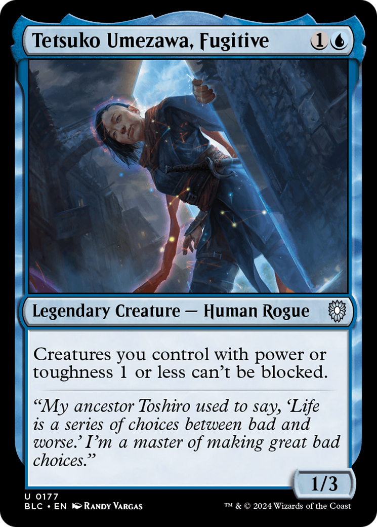 {C} Tetsuko Umezawa, Fugitive [Bloomburrow Commander][BLC 177]