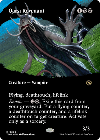 {@R} Qarsi Revenant (Borderless) [Tarkir: Dragonstorm][TDM 338]