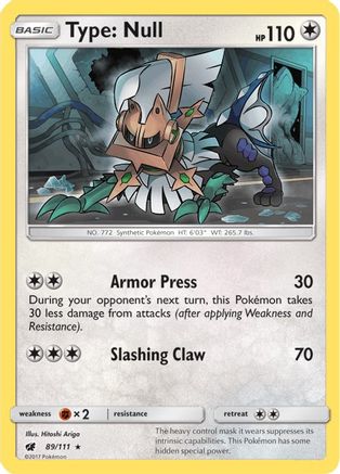 [PKM-R] Type: Null (89/111) (Theme Deck Exclusive) [Sun & Moon: Crimson Invasion]