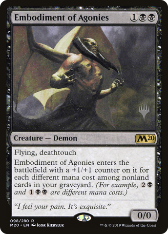 {R} Embodiment of Agonies (Promo Pack) [Core Set 2020 Promos][PP M20 098]