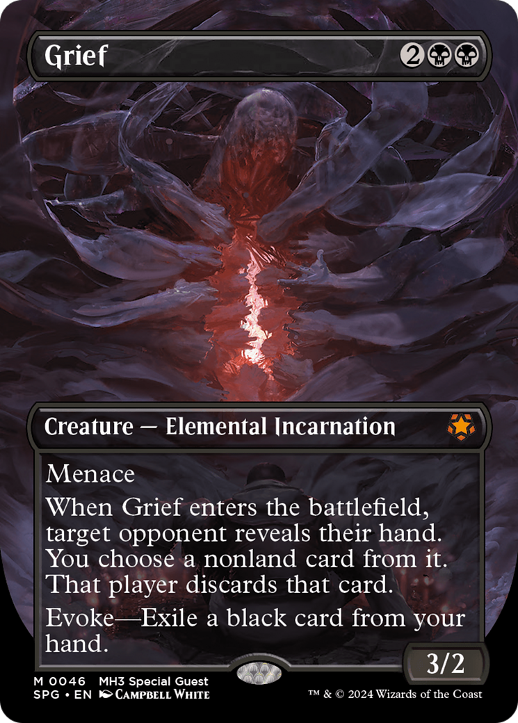 {R} Grief (Borderless) [Modern Horizons 3 Special Guests][SPG 046]