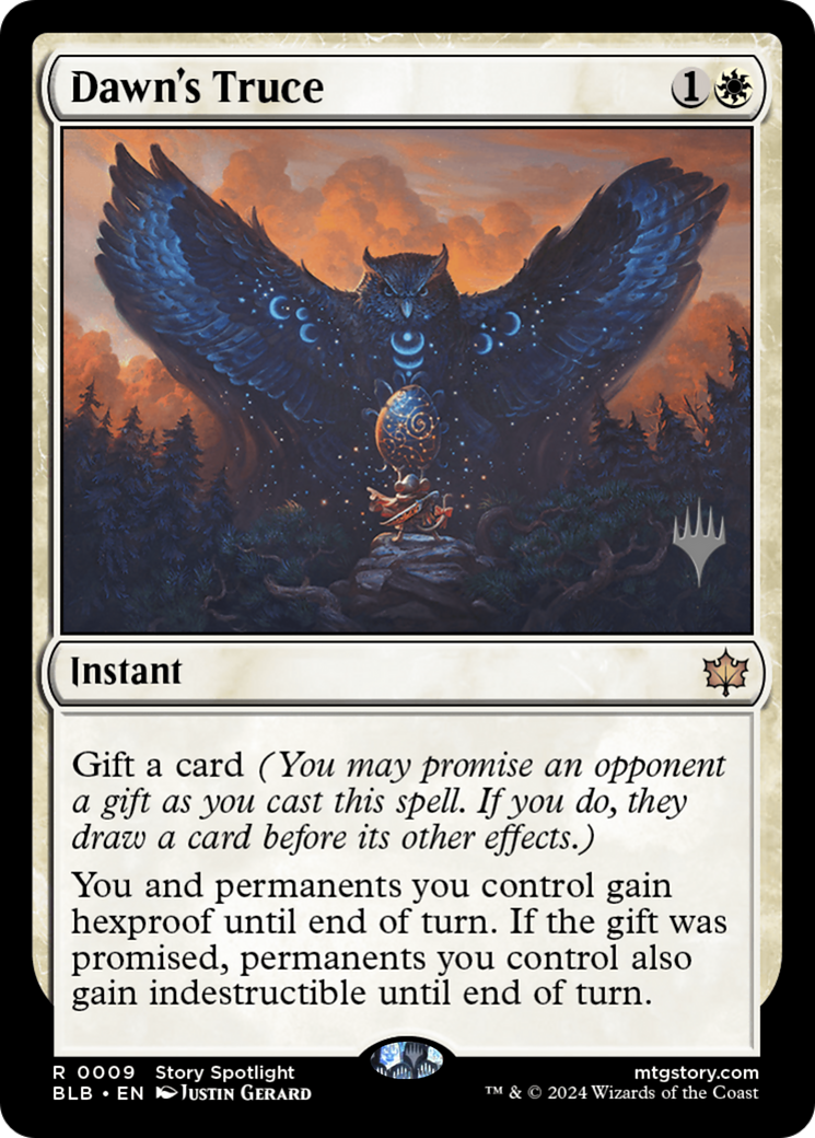 {@R} Dawn's Truce (Promo Pack) [Bloomburrow Promos][PP BLB 009]