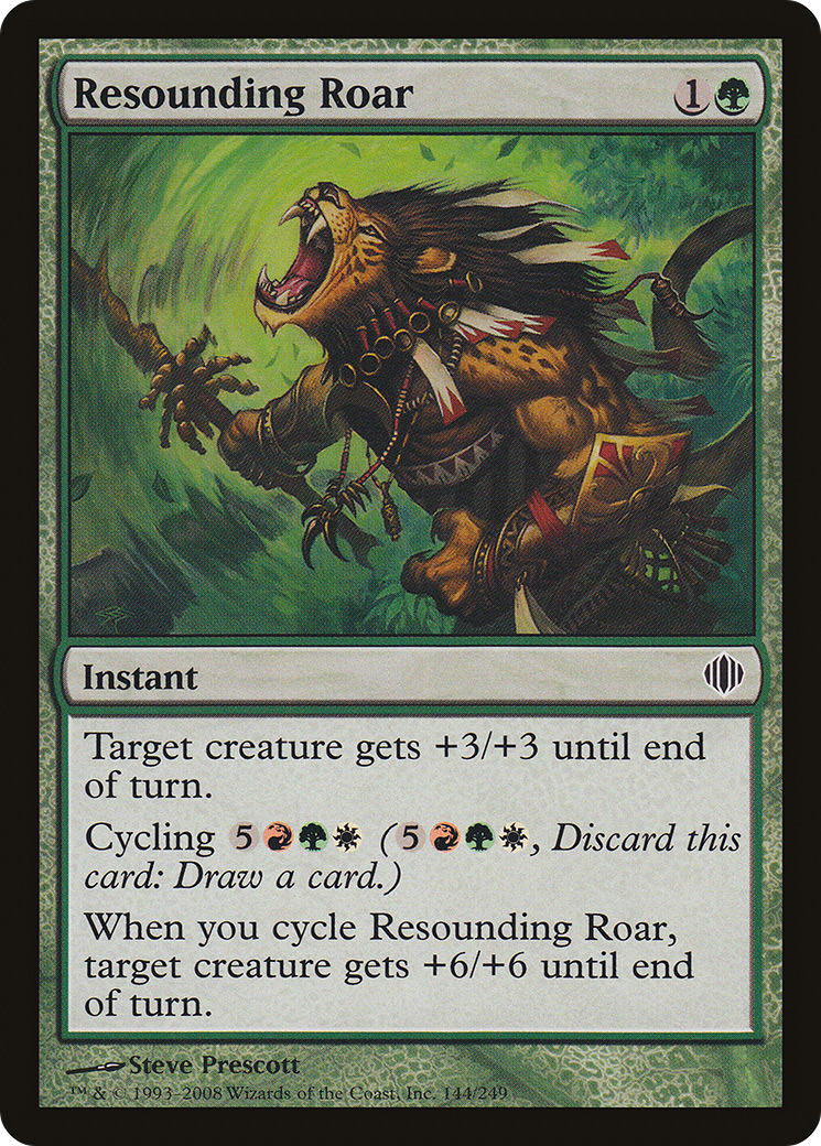 {C} Resounding Roar [Shards of Alara][ALA 144] - Misty Mountain Games