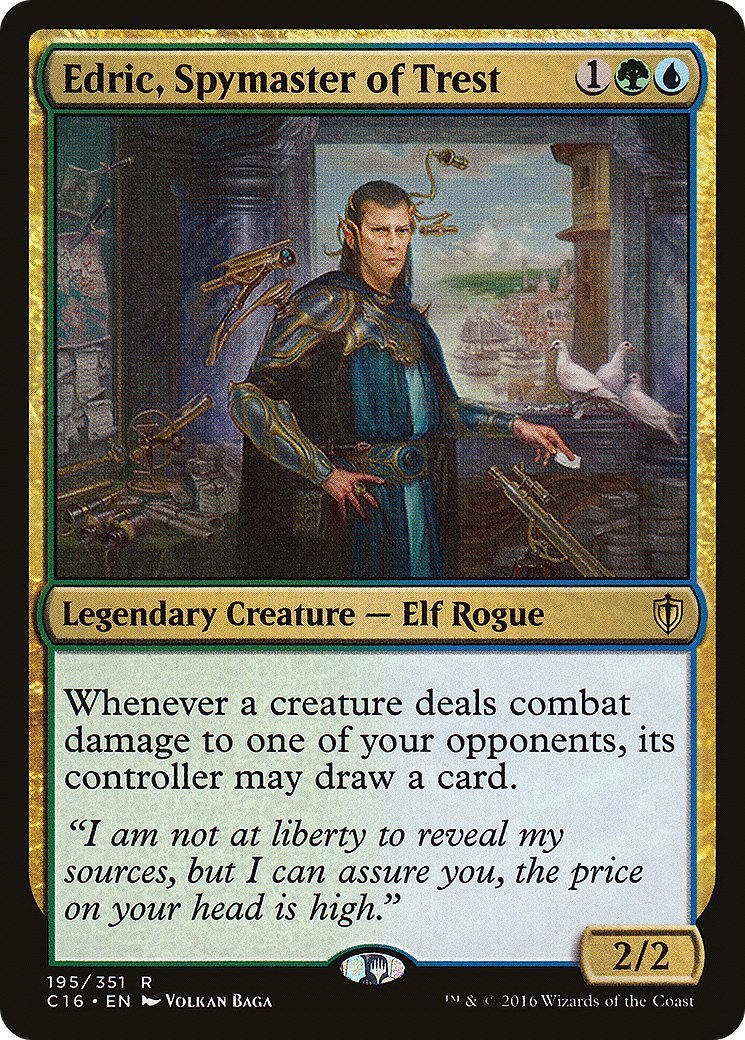 {R} Edric, Spymaster of Trest [Commander 2016][C16 195]