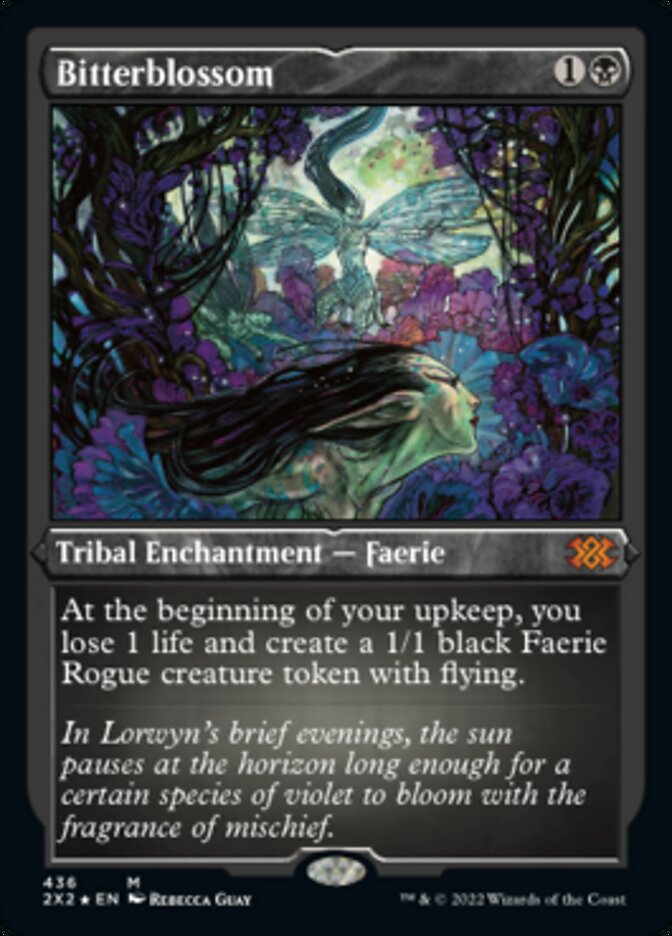 {R} Bitterblossom (Foil Etched) [Double Masters 2022][2X2 436]