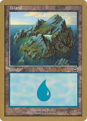 {B}[GB WC01 AB336] Island (ab336) (Alex Borteh) [World Championship Decks 2001]