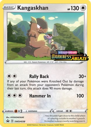 [PKM] Kangaskhan (SWSH038) (Prerelease Promo) [Sword & Shield: Black Star Promos]