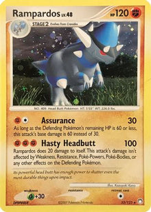 [PKM] Rampardos (33/123) (Cosmos Holo) (Theme Deck Exclusive) [Diamond & Pearl: Mysterious Treasures]