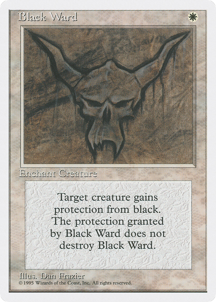 {C} Black Ward [Fourth Edition][4ED 008]