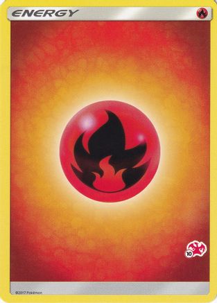 [BE] Fire Energy (Charizard Stamp #10) [Battle Academy 2020]
