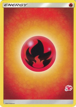 [PKM BE] Fire Energy (Charizard Stamp #11) [Battle Academy 2020]