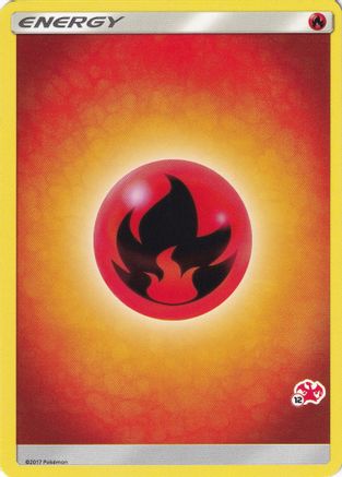 [PKM BE] Fire Energy (Charizard Stamp #12) [Battle Academy 2020]