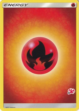 [PKM BE] Fire Energy (Charizard Stamp #20) [Battle Academy 2020]