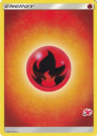 [PKM BE] Fire Energy (Charizard Stamp #32) [Battle Academy 2020]