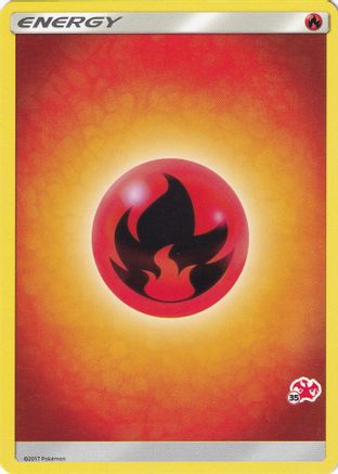 [PKM BE] Fire Energy (Charizard Stamp #35) [Battle Academy 2020]