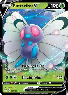 [PKM] Butterfree V (001/189) [Sword & Shield: Darkness Ablaze]