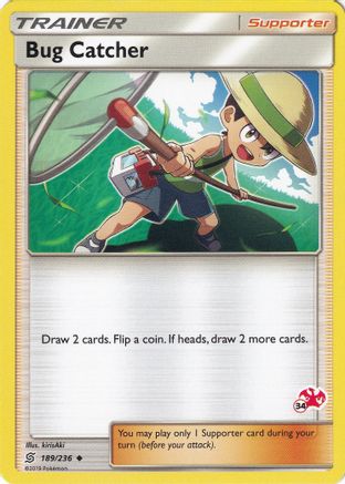 [PKM] Bug Catcher (189/236) (Charizard Stamp #34) [Battle Academy 2020]