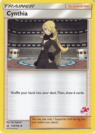 [PKM] Cynthia (119/156) (Charizard Stamp #50) [Battle Academy 2020]