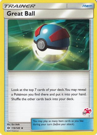 [TR] Great Ball (119/149) (Charizard Stamp #33) [Battle Academy 2020]