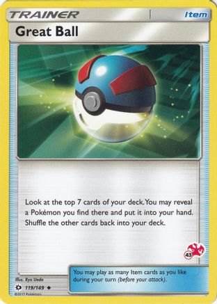 [PKM] Great Ball (119/149) (Charizard Stamp #43) [Battle Academy 2020]