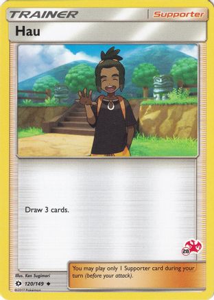 [TR] Hau (120/149) (Charizard Stamp #28) [Battle Academy 2020]