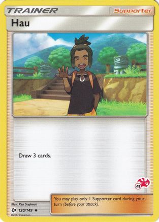 [PKM] Hau (120/149) (Charizard Stamp #41) [Battle Academy 2020]