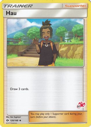 [PKM] Hau (120/149) (Charizard Stamp #57) [Battle Academy 2020]