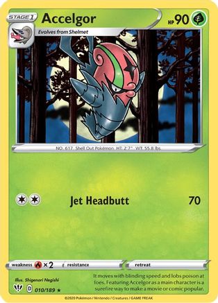 [PKM] Accelgor (010/189) [Sword & Shield: Darkness Ablaze]